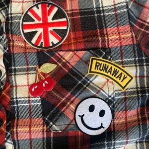 RNB top with patches